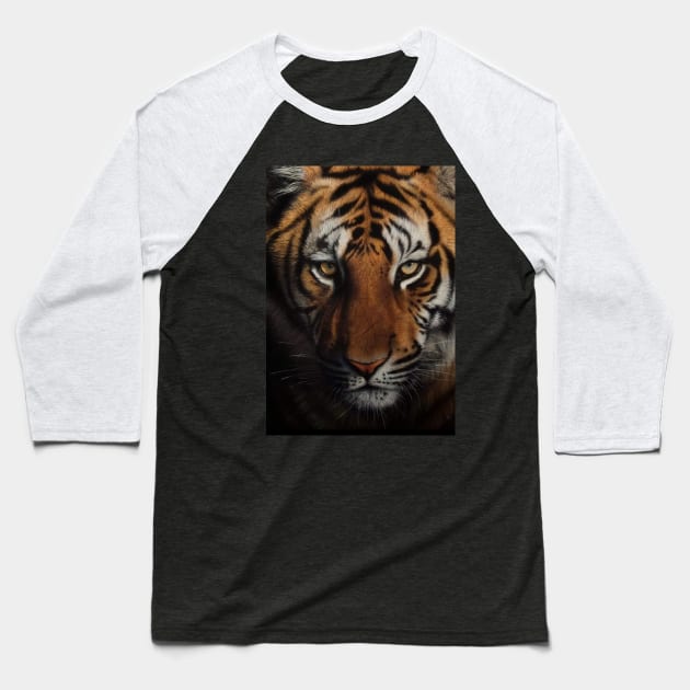 Jungle cat Baseball T-Shirt by ACGraphics